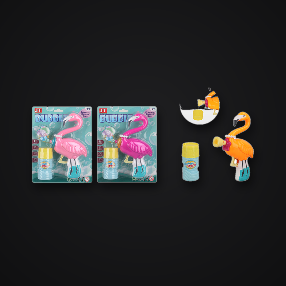 Flamingo Bubble Gun (Assorted Design)