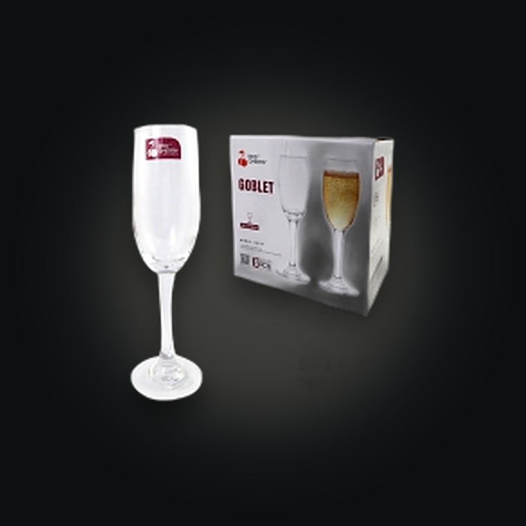 Wine Glass Champagne S/6 200ML 5X21.4X6.5CM