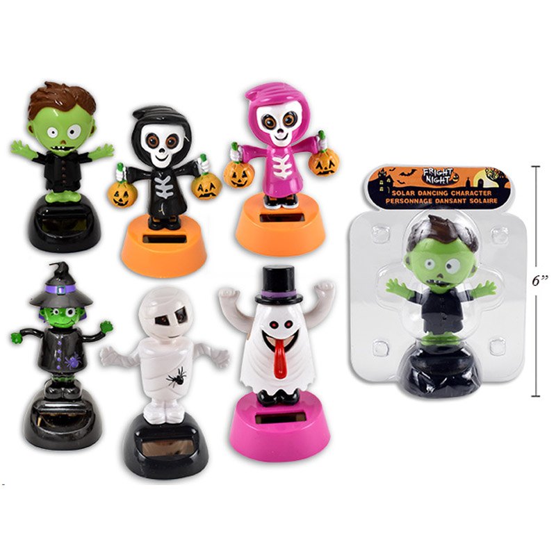 Halloween Solar Powered Dancing Ghosts 6 Assorted