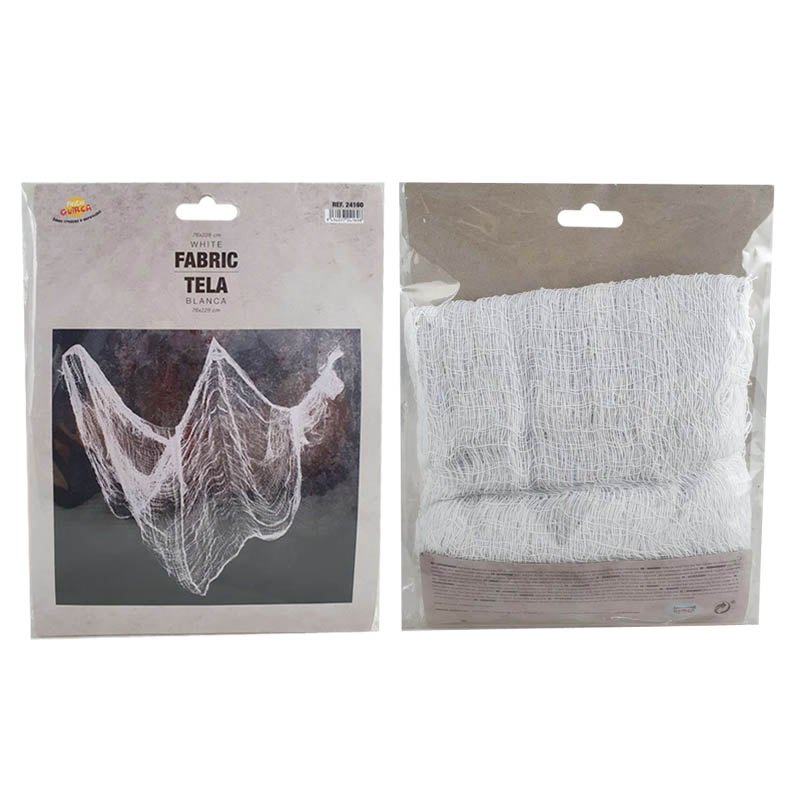 Halloween Decor Fabric 76x228cm White