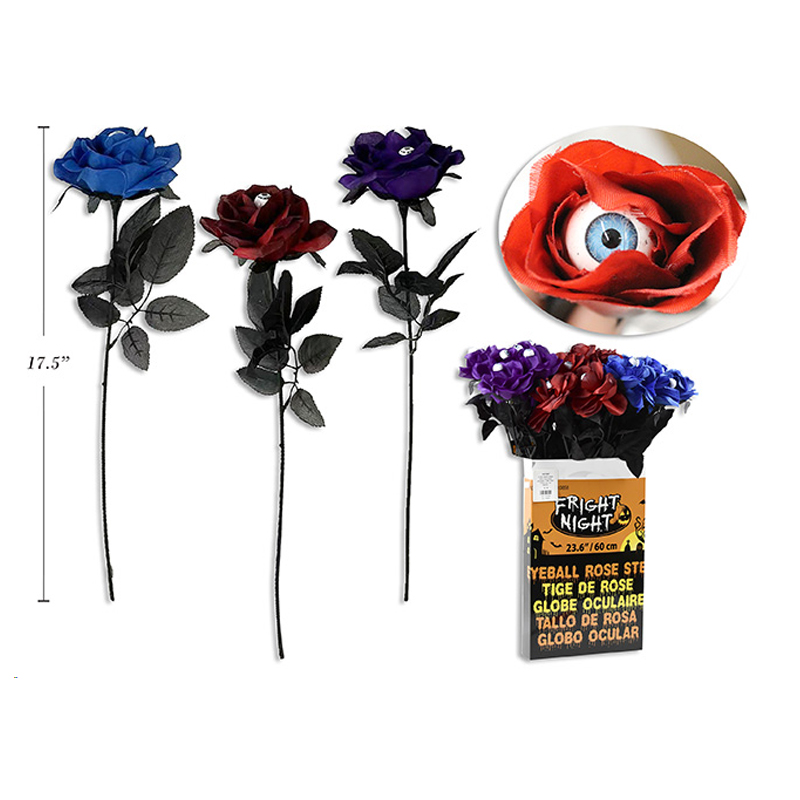 Halloween Rose with Eyeball (Assorted Design)