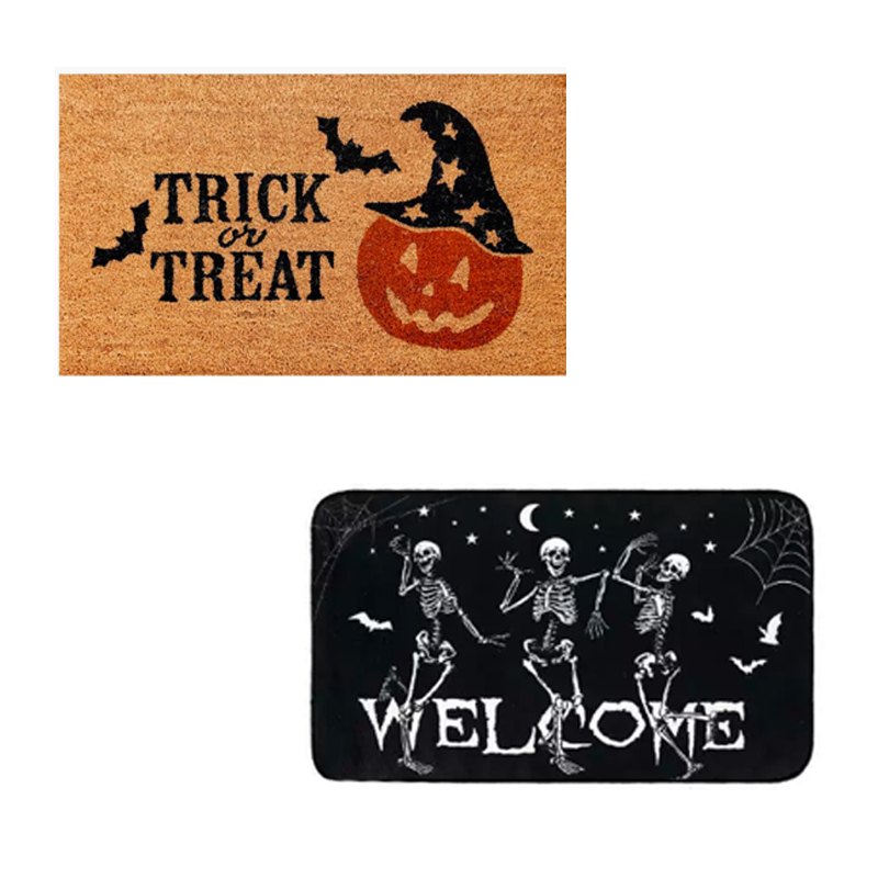 Halloween Floor Mat 40x60cm 2 Assorted Designs