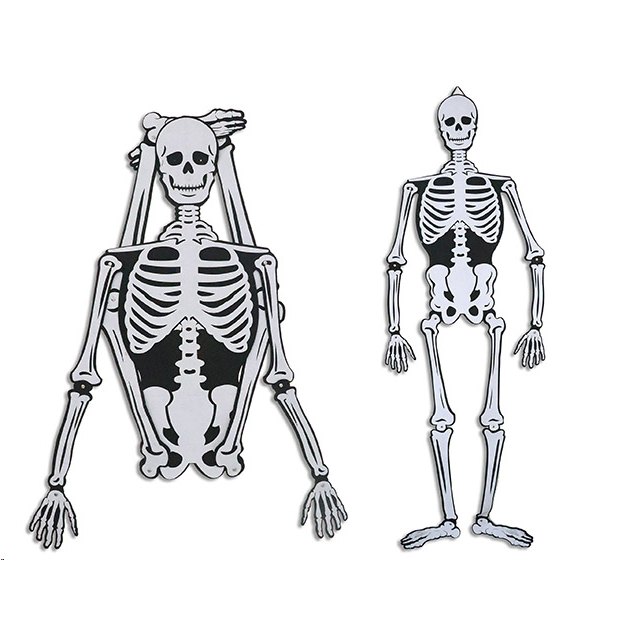 Halloween Felt Skeleton Jumbo 2-Layered 160cm