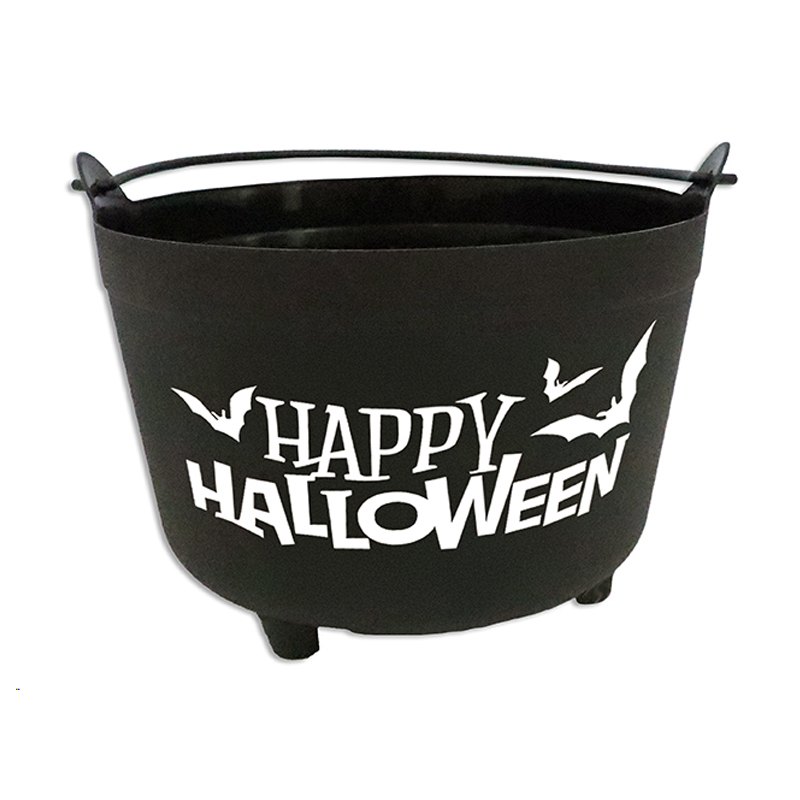 Halloween Cauldron Trick or Treat Pail 8.5l 32x22cm
