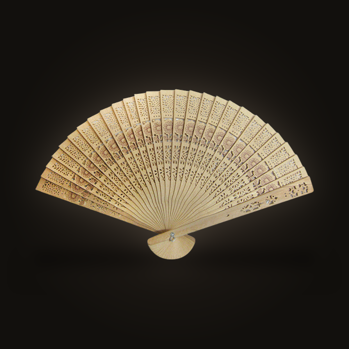 Sandalwood-Scented Foldable Fan