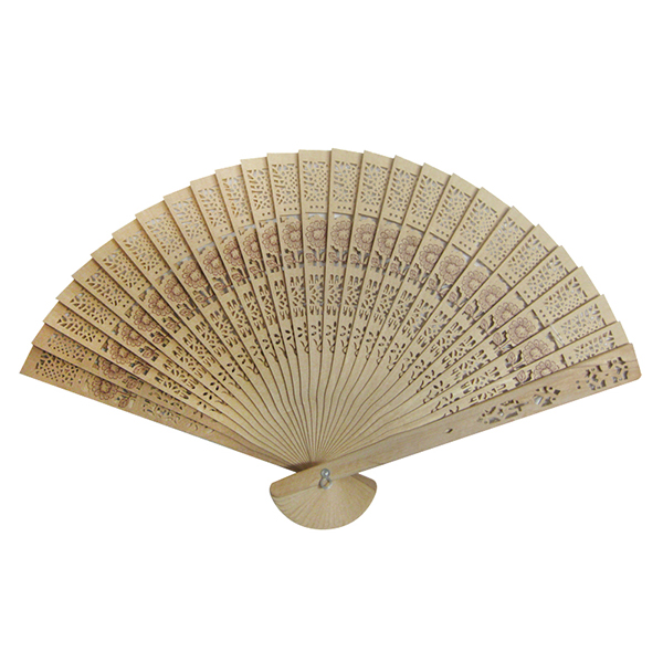 Sandalwood-Scented Foldable Fan