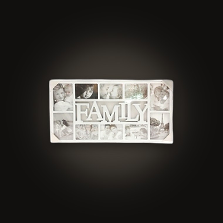 Photo Frame Collage 8PHOTO Family White