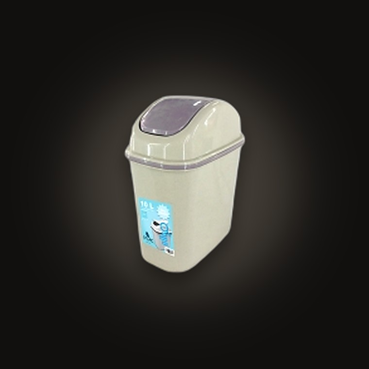 Clean - Rubbish Bin Swivel Top 10L