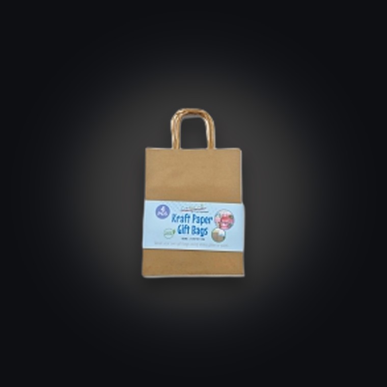 Gift Bag Kraft Paper PK4 21X11X27CM