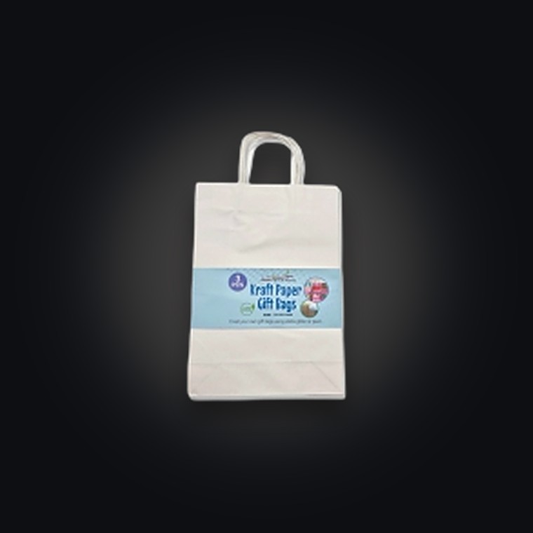 Gift Bag Kraft Paper PK3 25X10X35CM