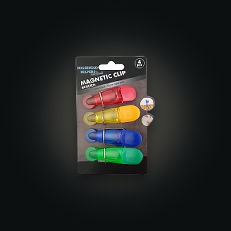 Bag Clip Magnetic 4P 8X2X4CM
