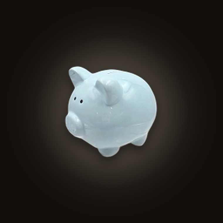 Ceramic Money Bank Blue15x12.x16cm