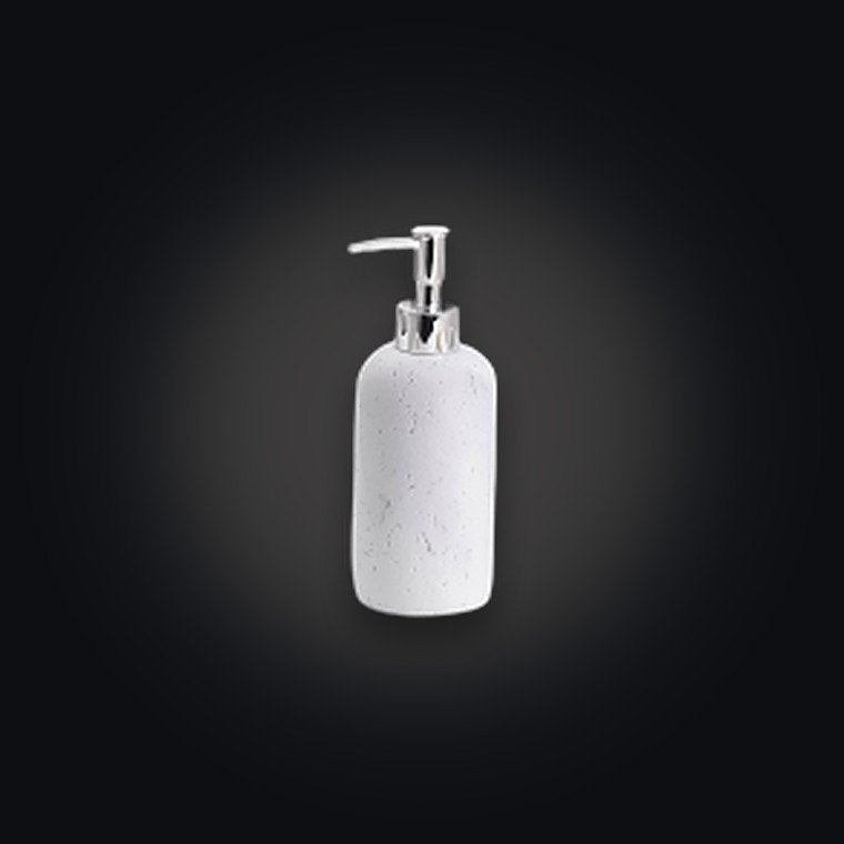 Bathroom Stone Look Soap Dispenser 7.3x19.4cm