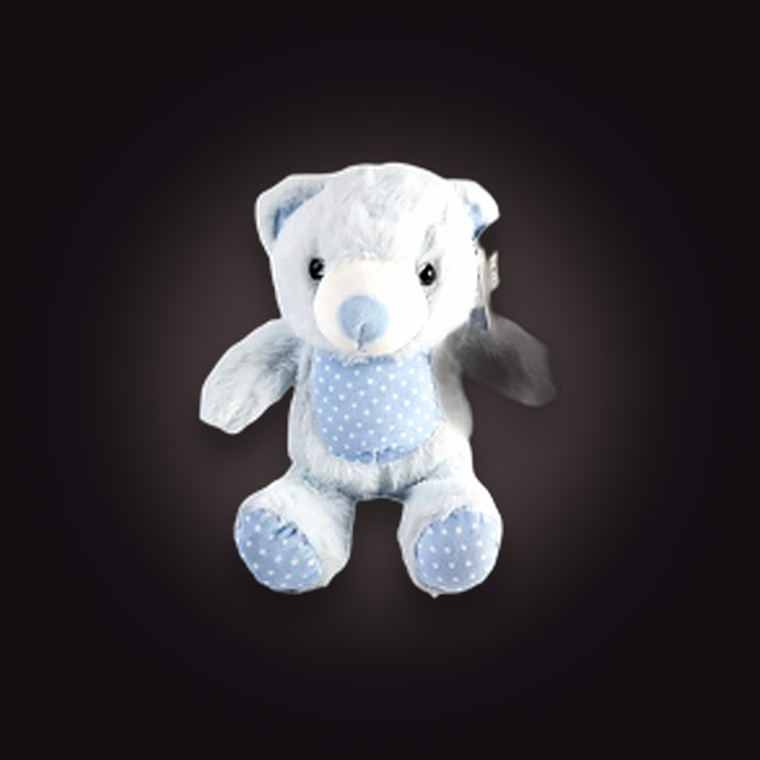 Plush Bear Baby Boy 21cm Blue