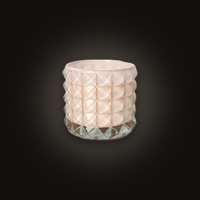 Glass Candle D7.5xH6.8cm Sage 110g