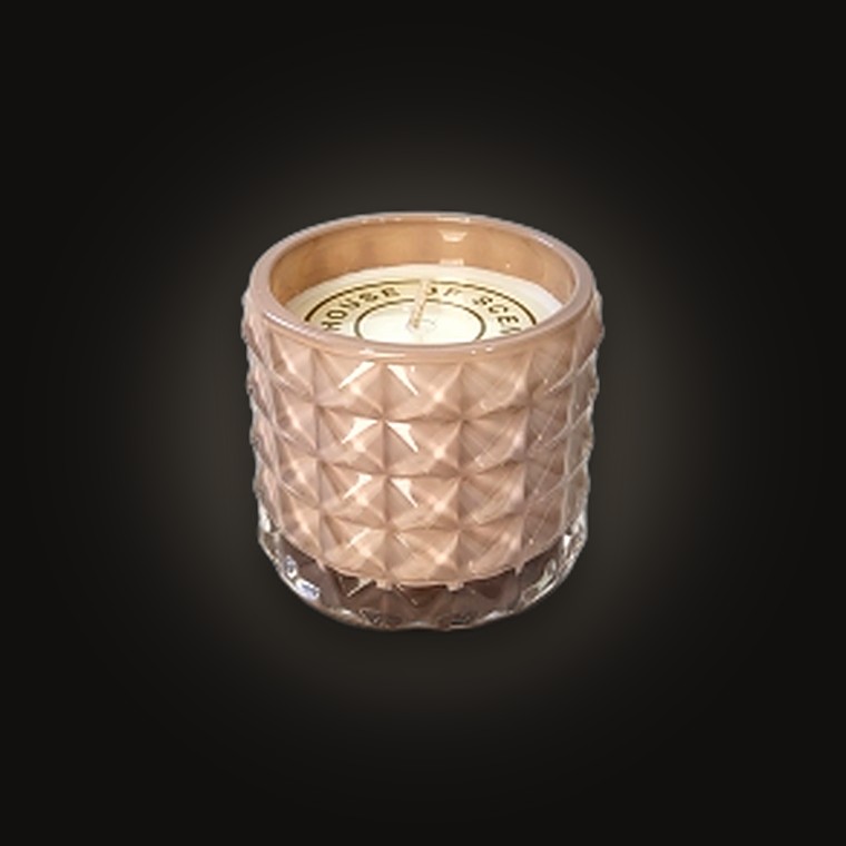 Glass Candle D9.8xH8.7cm Salted Caramel&pecan 220g