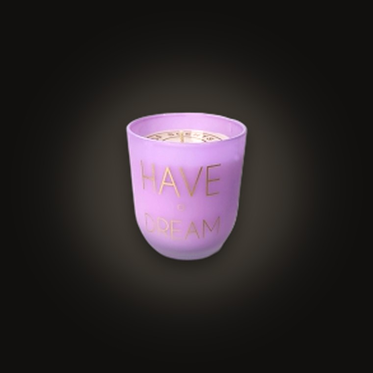 Glass Candle D7xH8cm Pomelo & Passion Flower 135G
