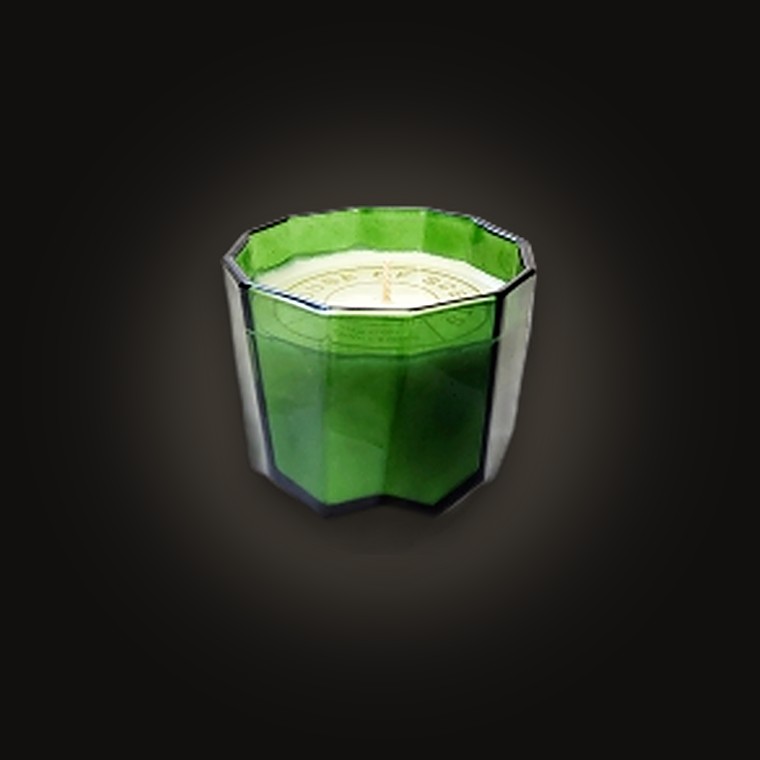 GLASS CANDLE D8.8xH9cm pomelo&passion flower 200G