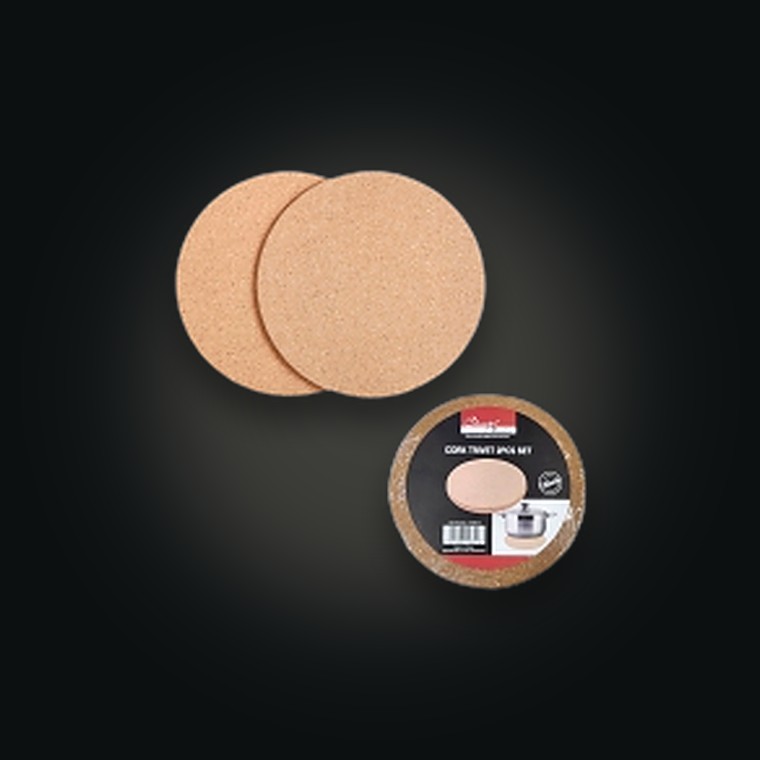 Cork Trivet 2PCS Set 18CMX5MM
