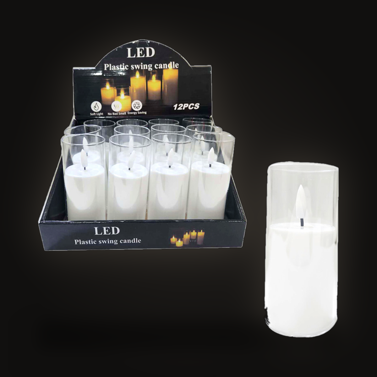 LED Wax Candle in Cup