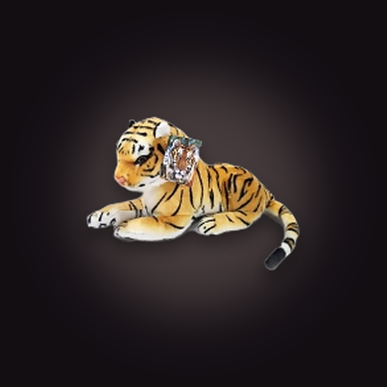 Plush Tiger 30cm Yellow
