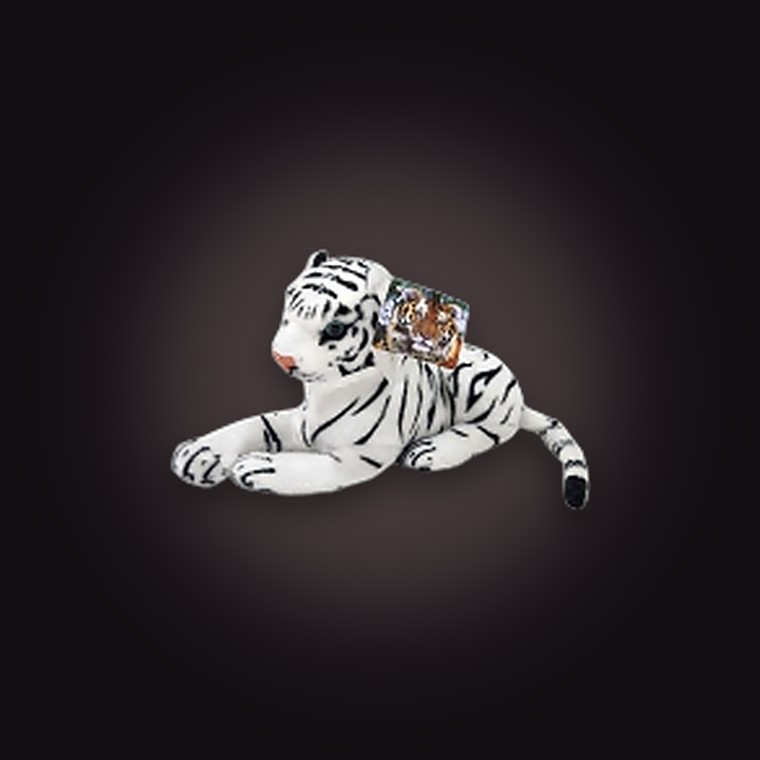Plush Tiger 30cm White