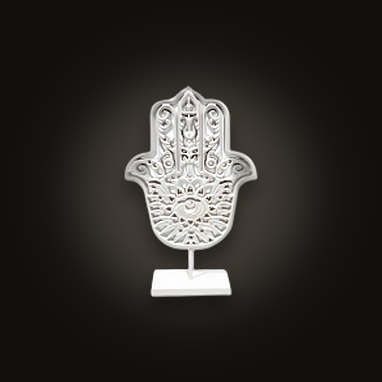 Wooden Hand on Stand 23.5*6*38cm