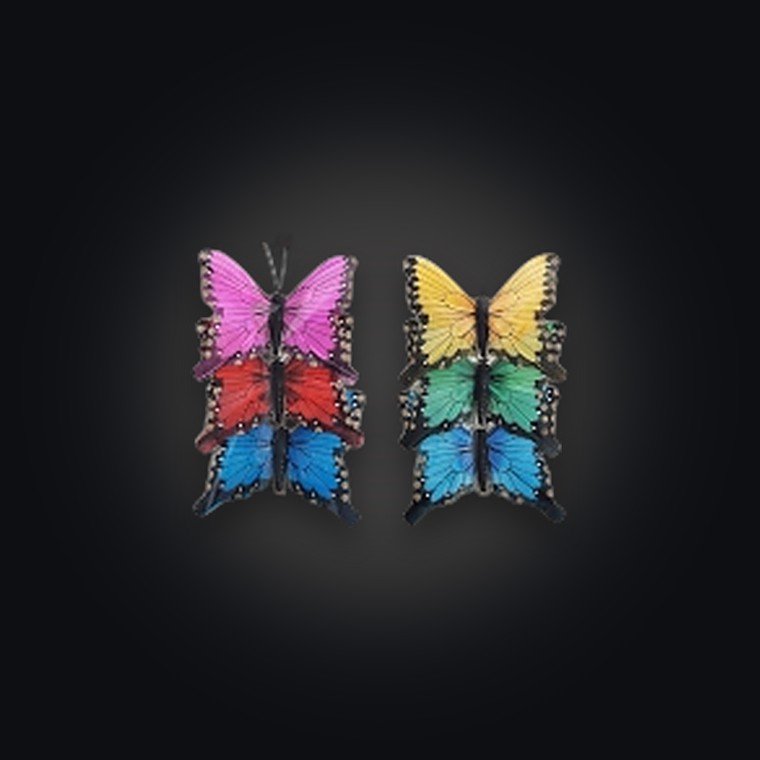Craft Butterfly 8cm pk3