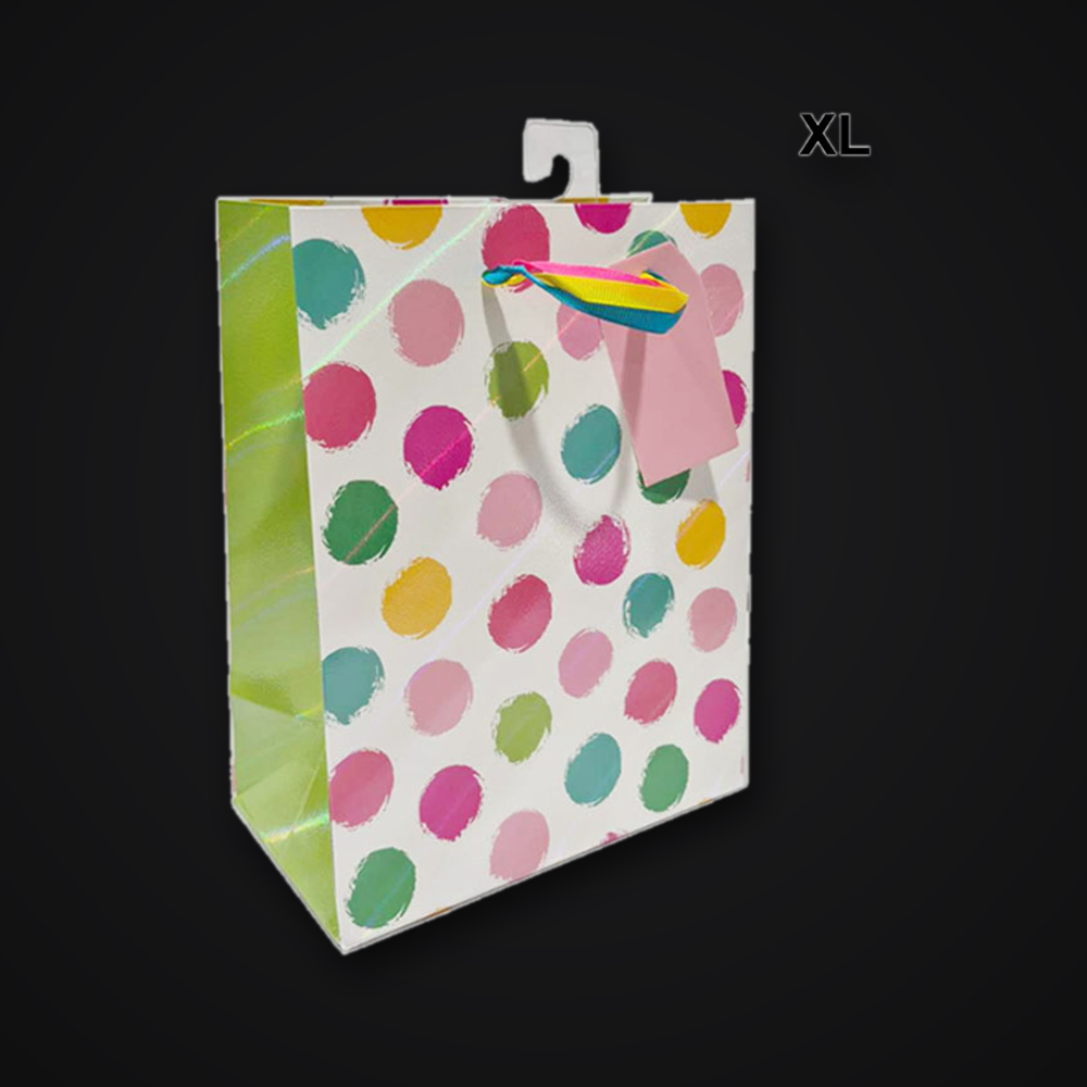 Rainbow Dots Gift Bag (XL)