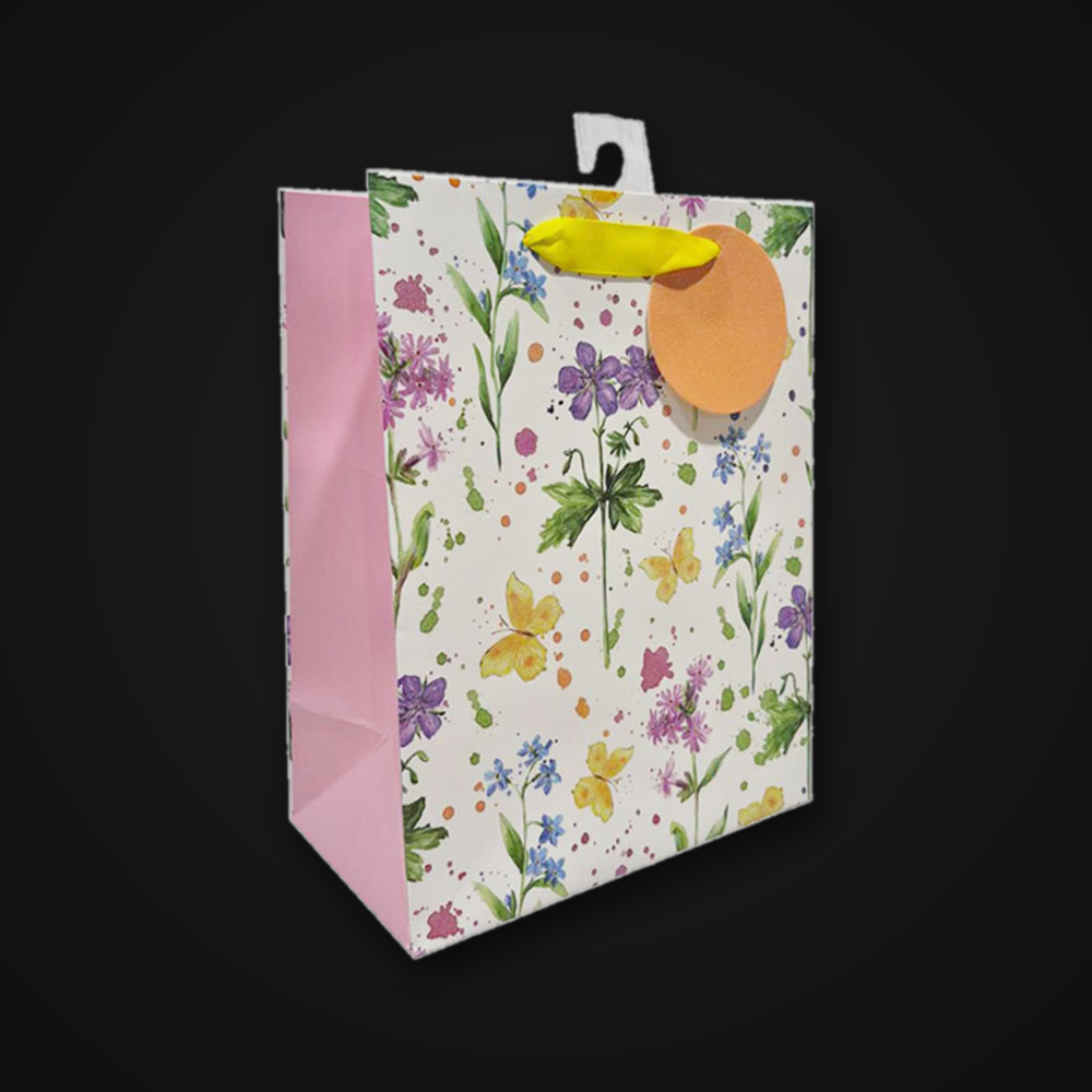 Watercolour Flowers Gift Bag (XL)