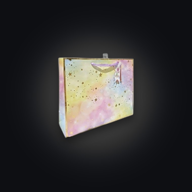 Gift Bag Gold Frame 37*29.5*12cm