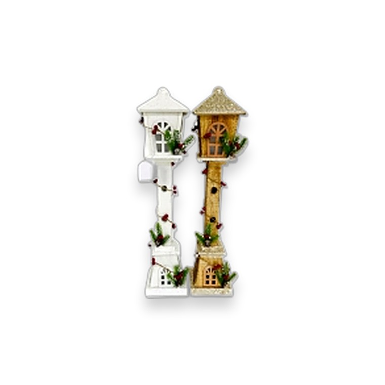 Wooden Street Lamp 60CM+10LED