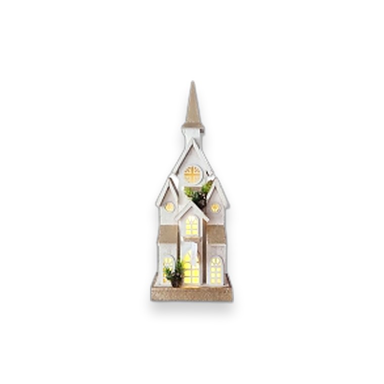 Wooden House 60cm+10LED