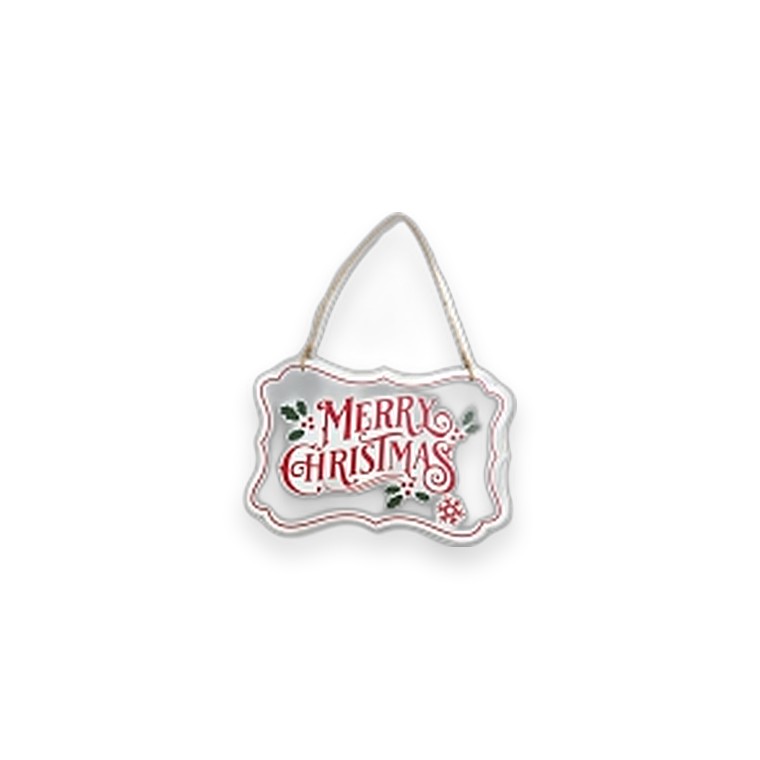 Xmas Wooden Plaque Merry Christmas 23.5*15.5cm