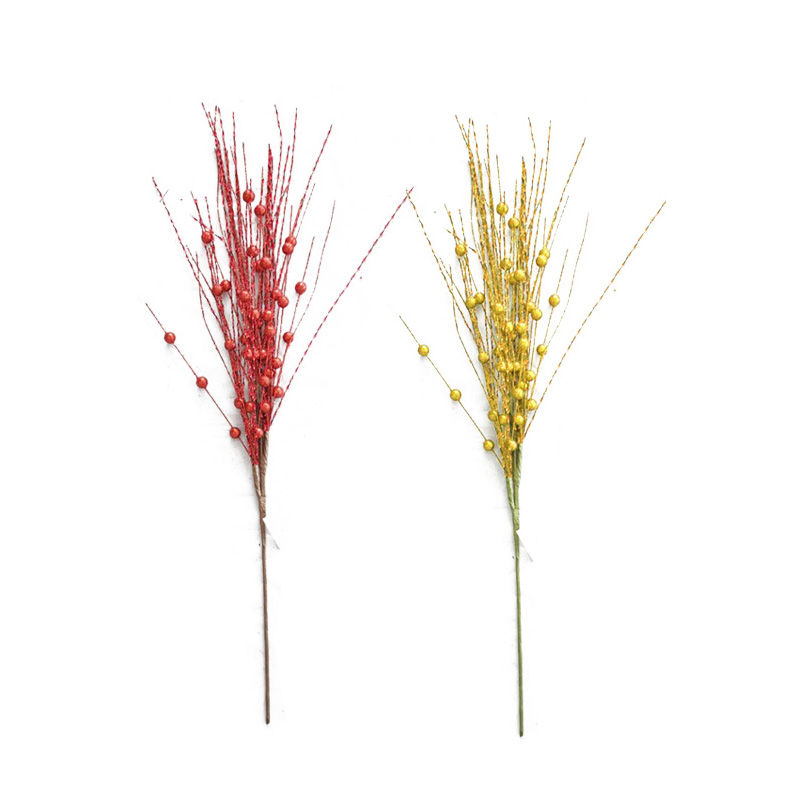 Christmas Glitter Berry Pick 60cm