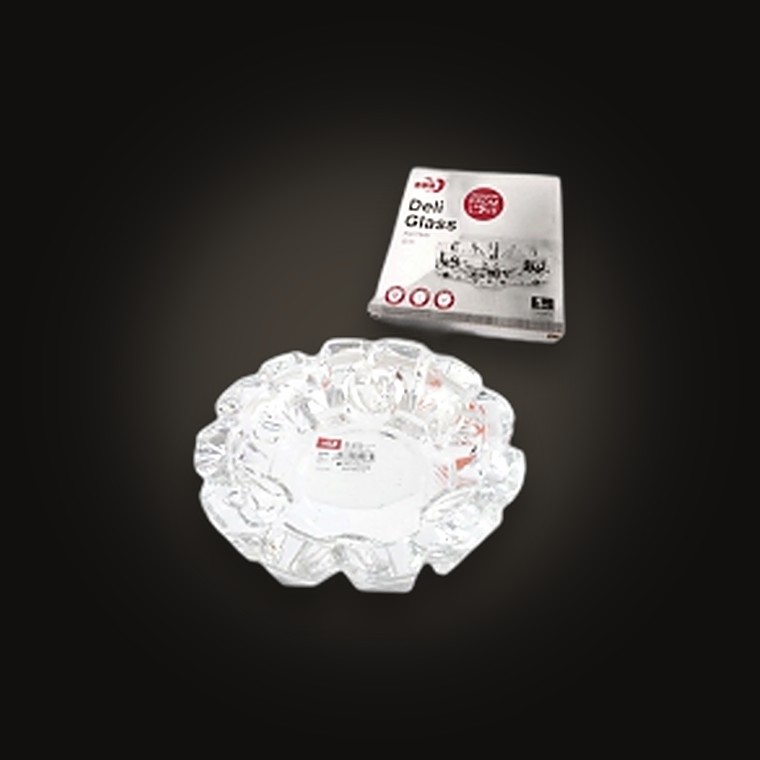 Ashtray Glass 13.3cm Rnd